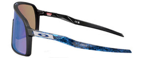OK264 OAKLEY SUTRO OO9406 9406C0 37 MATTE BLACK / PRIZM SAPPHIRE