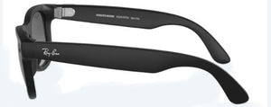 RB575 RAY-BAN META WAYFARER RW4008 601ST3 53 BLACK / GREY POLARIZED