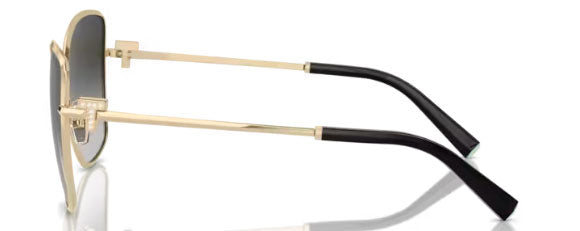 T168 TIFFANY TF3102B 60213C 58 PALE GOLD  / GRAY GRADIENT