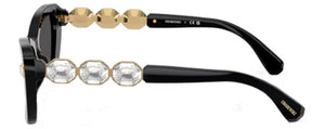 SW021 SWAROVSKI SK6033 100187 54 BLACK / DARK GREY