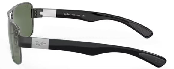 Z186 RAY-BAN RB3522 004/71 61 GUNMETAL / GREEN