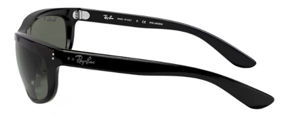 RB513 RAY-BAN BALORAMA RB4089 601/58 62 BLACK / G-15 GREEN POLARIZED
