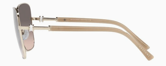 G11 BVLGARI BV6134 278/3B 58 PALE GOLD / PINK GRADIENT GRAY