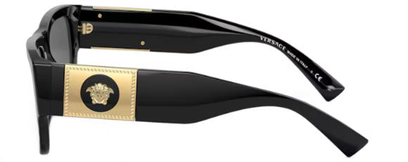 VE188 VERSACE VE4406 GB1/87 56 BLACK  / DARK GREY