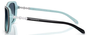 T34 TIFFANY TF4121B 80559S 55 BLACK ON TIFFANY BLUE / TIFFANY BLUE GRADIENT