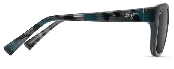 MJ387 MAUI JIM HANAPAA GS538-03J BLUE BLACK TORTOISE  NEUTRAL GREY POLARIZED
