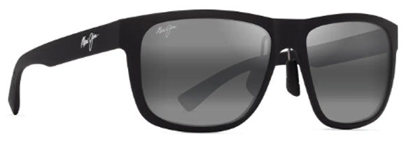 MJM181 MAUI JIM PUAKEA 670-02 MATTE BLACK / NEUTRAL GREY