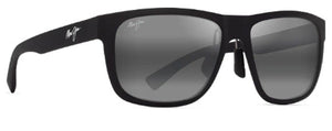 MJM181 MAUI JIM PUAKEA 670-02 MATTE BLACK / NEUTRAL GREY