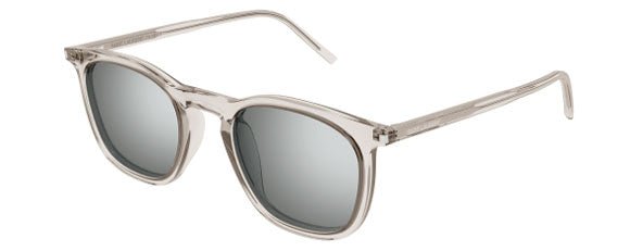 SL73 YSL SAINT LAURENT SL 623-004 49 BEIGE  / SILVER