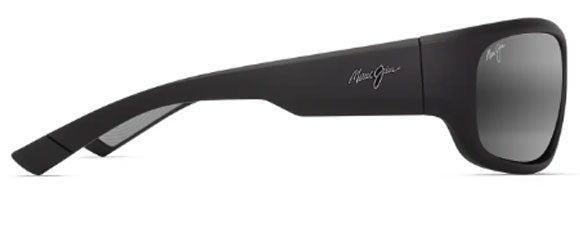 MJM202 MAUI JIM MA'UKELE 682-02 MATTE BLACK / NEUTRAL GREY
