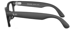 RB582 RAY-BAN META WAYFARER RW4006 601S1M 50 MATTE BLACK / TRANSITIONS  GRAPHITE GREEN PHOTOCHROMIC
