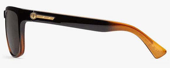EL123 ELECTRIC KNOXVILLE EE09073543 56 BLACK AMBER  BRONZE POLARIZED