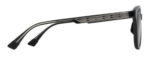 MJM134 MAUI JIM KUIKAHI ASIAN FIT GS647-14A 55 SHINY BLACK WITH TRANSPARENT LIGHT GREY  / NEUTRAL GREY