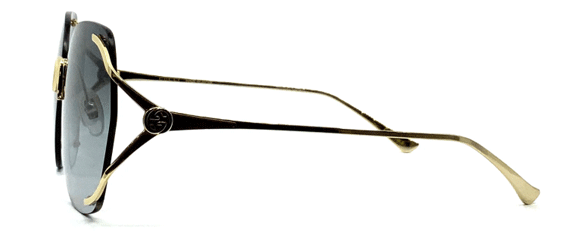 G118 GUCCI GG0651S 002 59 GOLD / GREY GRADIENT