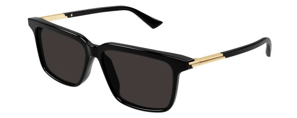 BV14 BOTTEGA VENETA BV1261S-001 56 BLACK  /  GRAY