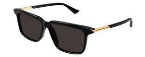 BV14 BOTTEGA VENETA BV1261S-001 56 BLACK  /  GRAY