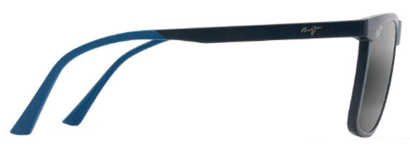 MJM104 MAUI JIM MAKAMAE 619-03 MATTE BLUE / NEUTRAL GREY