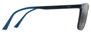 MJM104 MAUI JIM MAKAMAE 619-03 MATTE BLUE / NEUTRAL GREY