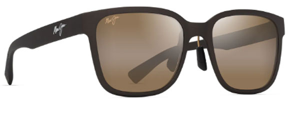 MJM179 MAUI JIM PAULELE ASIAN FIT H660-01 MATTE BROWN / HCL BRONZE