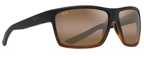 MJ454 MAUI JIM ALENUIHAHA H839-25C 64 DARK BROWN STRIPE / HCL BRONZE