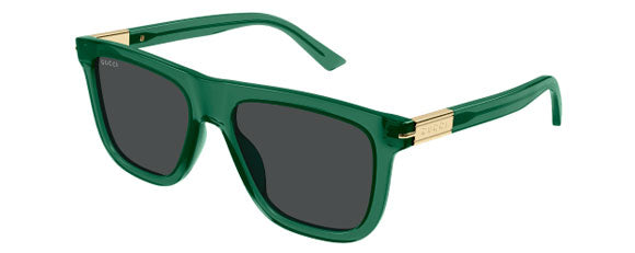 G244 GUCCI GG1502S-003 54 GREEN / GRAY