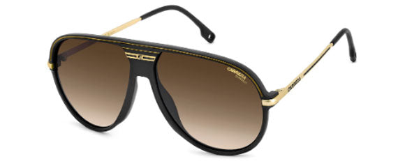 CA73 CARRERA C SPORT 06/S 197737124540 MATTE BLACK GOLD / BLACK BROWN GREEN