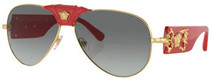 V80 VERSACE VE2150Q 100211 62 GOLD / GRAY GRADIENT