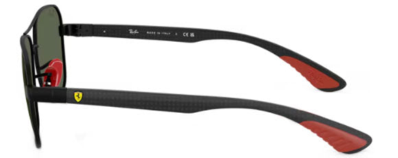 RB632 RAY-BAN RB8336M F00271 58 MATTE BLACK / DARK GREEN