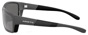N86 ARNETTE FRAMBUESA AN4336 2870Z3 61 MEDIUM GREY MATTE BLACK SHINY / GREY MIRROR SILVER POLARIZED