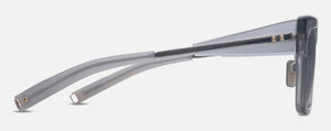 DL62 DITA DLS701-55-04AF-A SATIN CRYSTAL GREY - BLACK PALLADIUM / GREY  POLARIZED