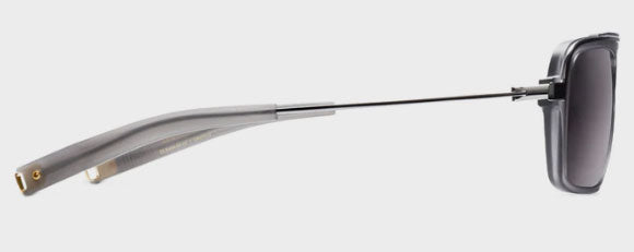 DL19 DITA DLS404-56-03 56 MATTE CRYSTAL GREY BLACK PALLADIUM / SEA  LENS GREY POLARIZED