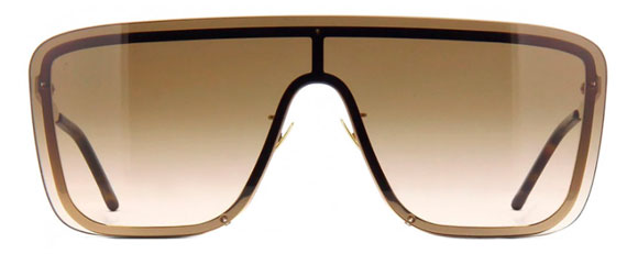 SL59 SAINT LAURENT SL 364 MASK-006 99 GOLD  /  BROWN
