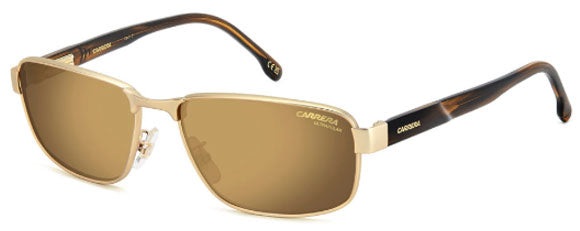 CA84 CARRERA C FLEX 09/G/S 197737075132 MATTE GOLD / GOLD POLARIZED