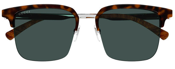 G199 GUCCI GG1226S-003 53 HAVANA SILVER / GREEN