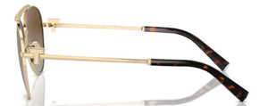 T166 TIFFANY TF3101B 6208T5 59 PALE GOLD  / BROWN GRADIENT POLARIZED