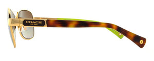 C22F COACH L038 HC7012 9100T5 56 GOLD TORTOISE / BROWN GRADIENT POLARIZED