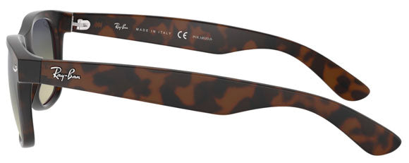 Z173 RAY-BAN NEW WAYFARER RB2132 894/76 55 MATTE HAVANA /  GREEN GRADIENT BLUE