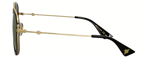 G114 GUCCI GG0062S 001 57 GOLD POLARIZED