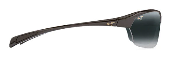 MJ95 MAUI JIM HOT SANDS 426-02 71 GLOSS BLACK / NEUTRAL GREY