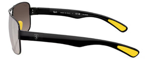RB624 RAY-BAN RB3763M F1205J 64 BLACK / GREY MIRROR GREY GRADIENT POLARIZED