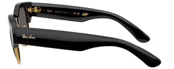 RB638 RAY-BAN MEGA CLUBMASTER RB0316S 6826J5 51 BLACK ON GOLD / ULTRA BLACK