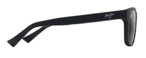 MJM131 MAUI JIM KAPII 617-02 54 MATTE BLACK / NEUTRAL GREY