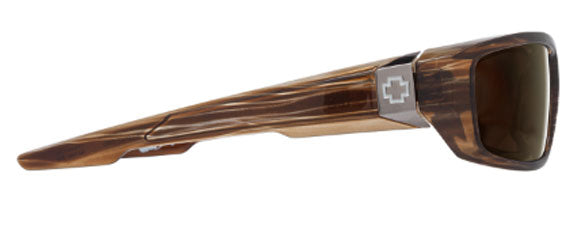 SY049 SPY DIRTY MO 670937218885 61 BROWN STRIPE TORT  HAPPY BRONZE POLARIZED