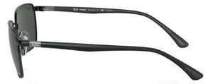 RB350 RAY-BAN RB3684CH 002/K8 58 BLACK / DARK GREY POLARIZED