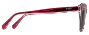 MJ55 MAUI JIM KALANI RS818-52C RASPBERRY WITH CRYSTAL / MAUI ROSE POLARIZED