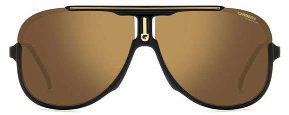 CA27 CARRERA 1059/S 716736850337 64 BLACK BROWN / GOLD POLARIZED