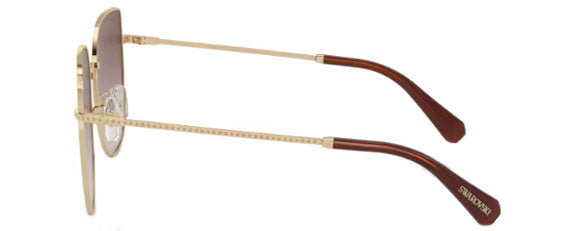 SW024 SWAROVSKI SK7021D 400213 59 PALE GOLD / GRADIENT BROWN