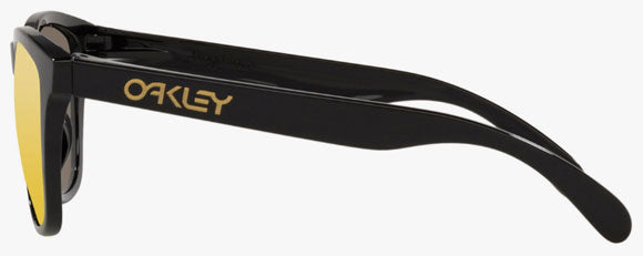 O230 OAKLEY FROGSKINS OO9245 9245C0 54 POLISHED BLACK / PRIZM 24K POLARIZED