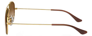 Z164 RAY-BAN COCKPIT RB3362 001/51 59 ARISTA GOLD / LIGHT BROWN GRADIENT