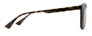 MJM138 MAUI JIM KUPAA HS641-10 55 SHINY DARK HAVANA WITH TRANSPARENT YELLOW  / HCL BRONZE